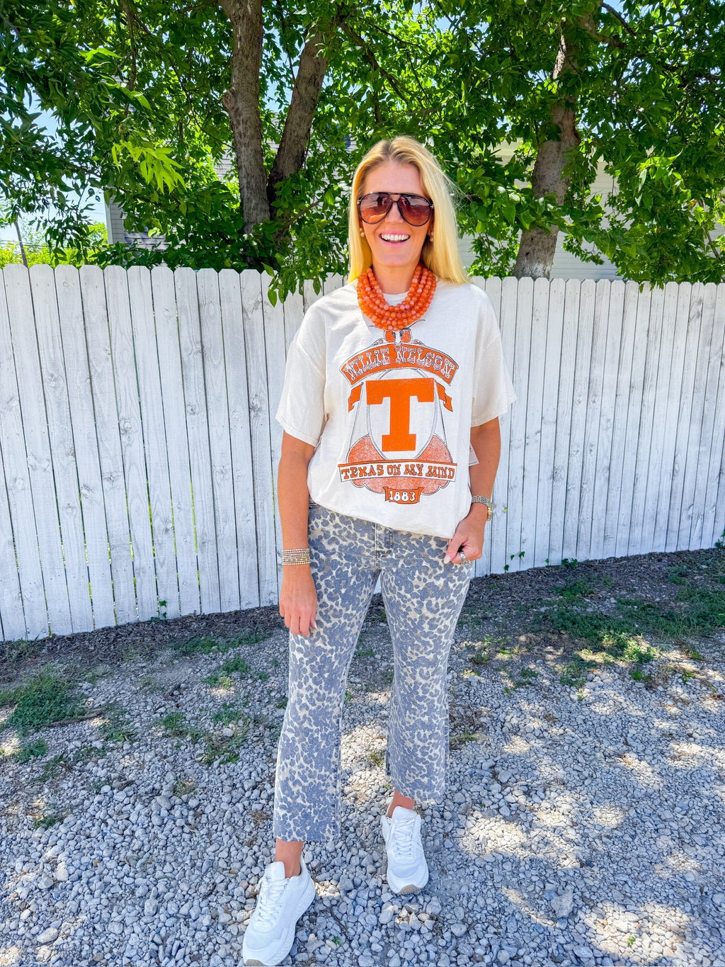 Texas On My Mind Tee - Off White