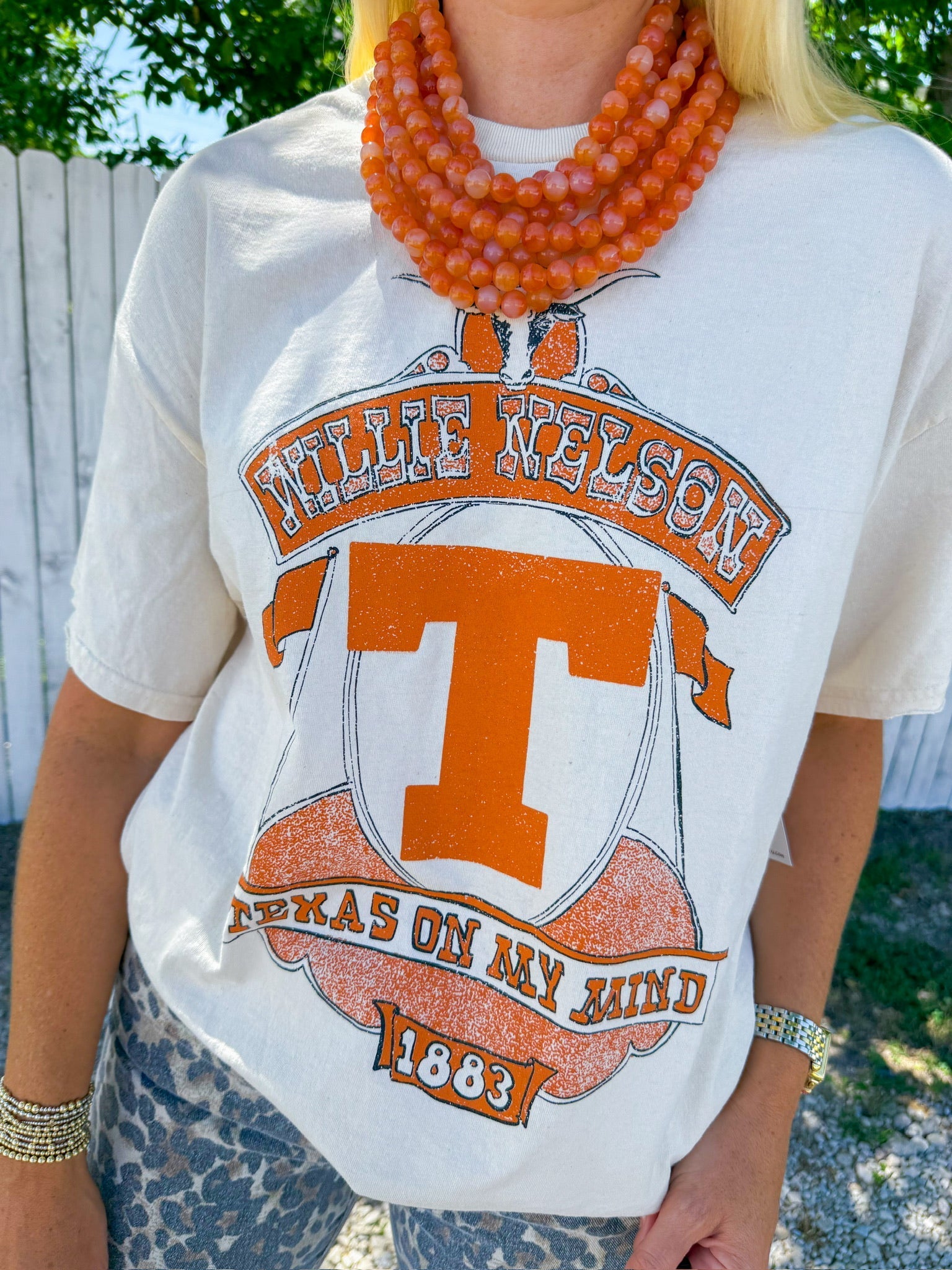 Texas On My Mind Tee - Off White