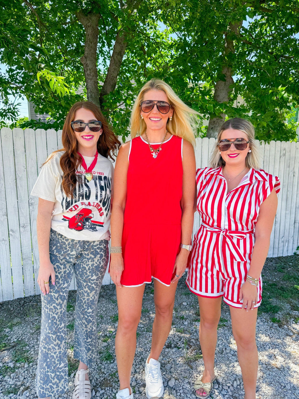 Biggest Cheerleader Romper - Red