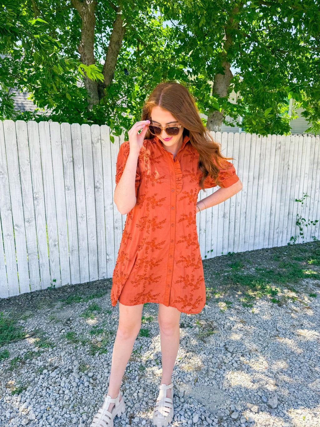 All The Feels Mini Dress - Caramel