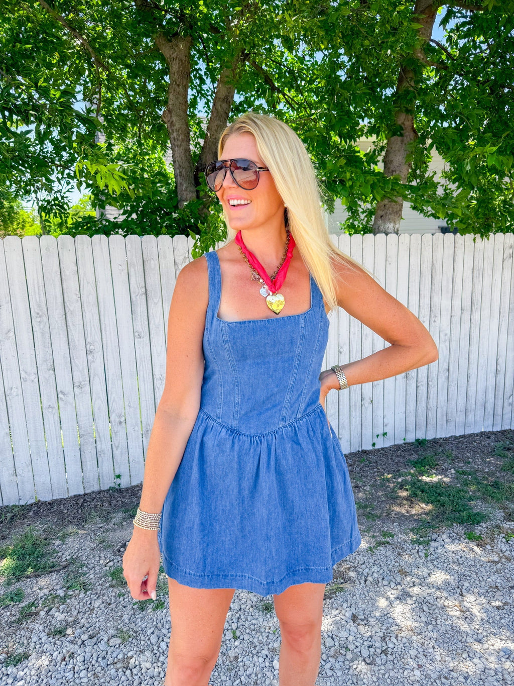 Vestido mini con corsé - Índigo oscuro