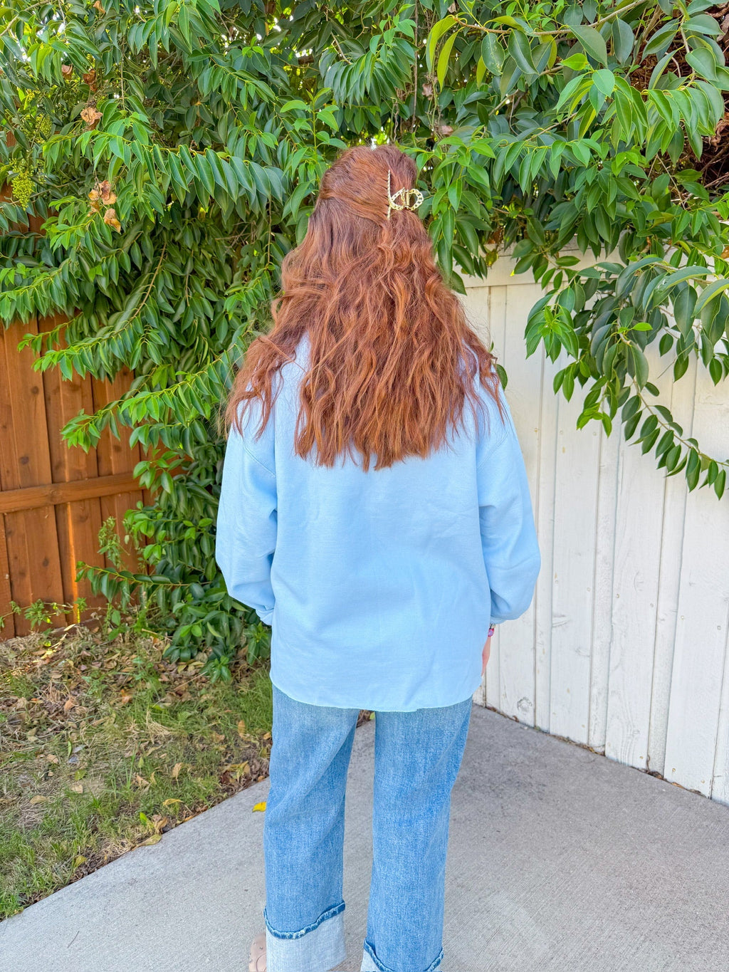 Make America Pray Sweatshirt - Light Blue