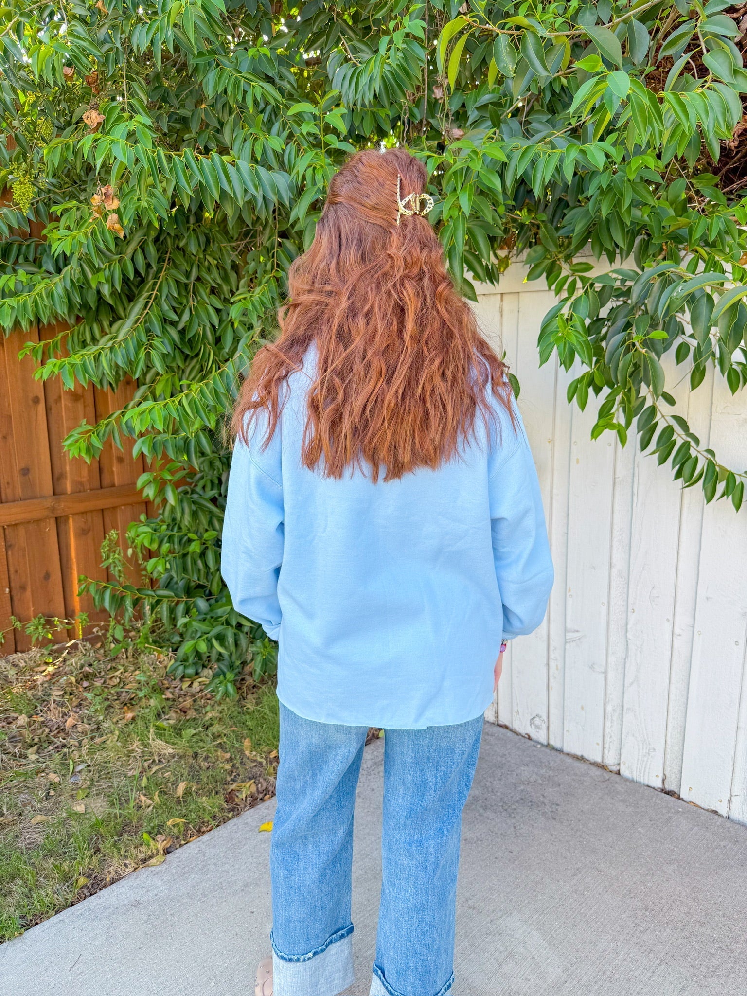 Make America Pray Sweatshirt - Light Blue