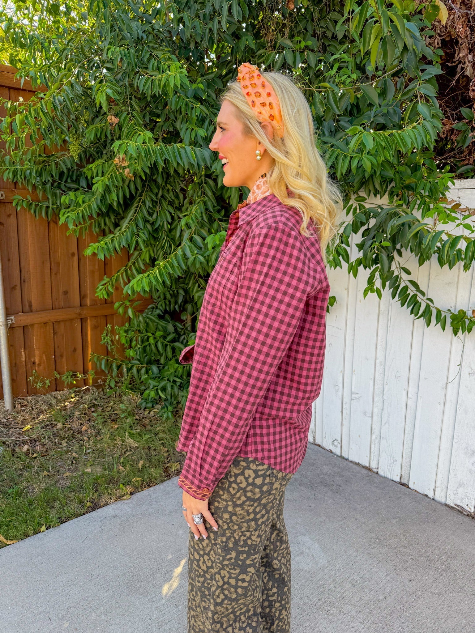 Howdy Cowboy Top - Pink