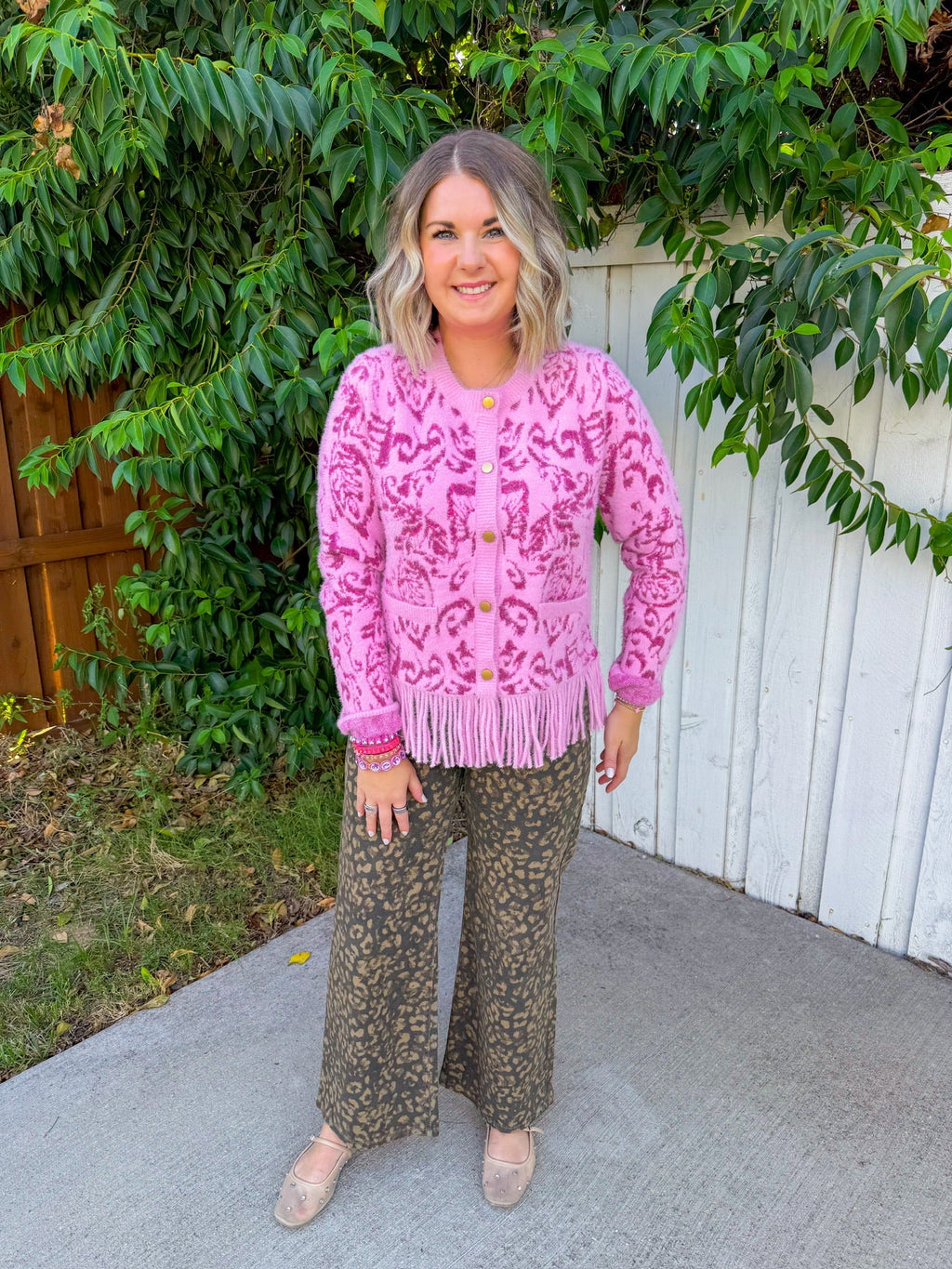 Cárdigan Take The Chance - Rosa