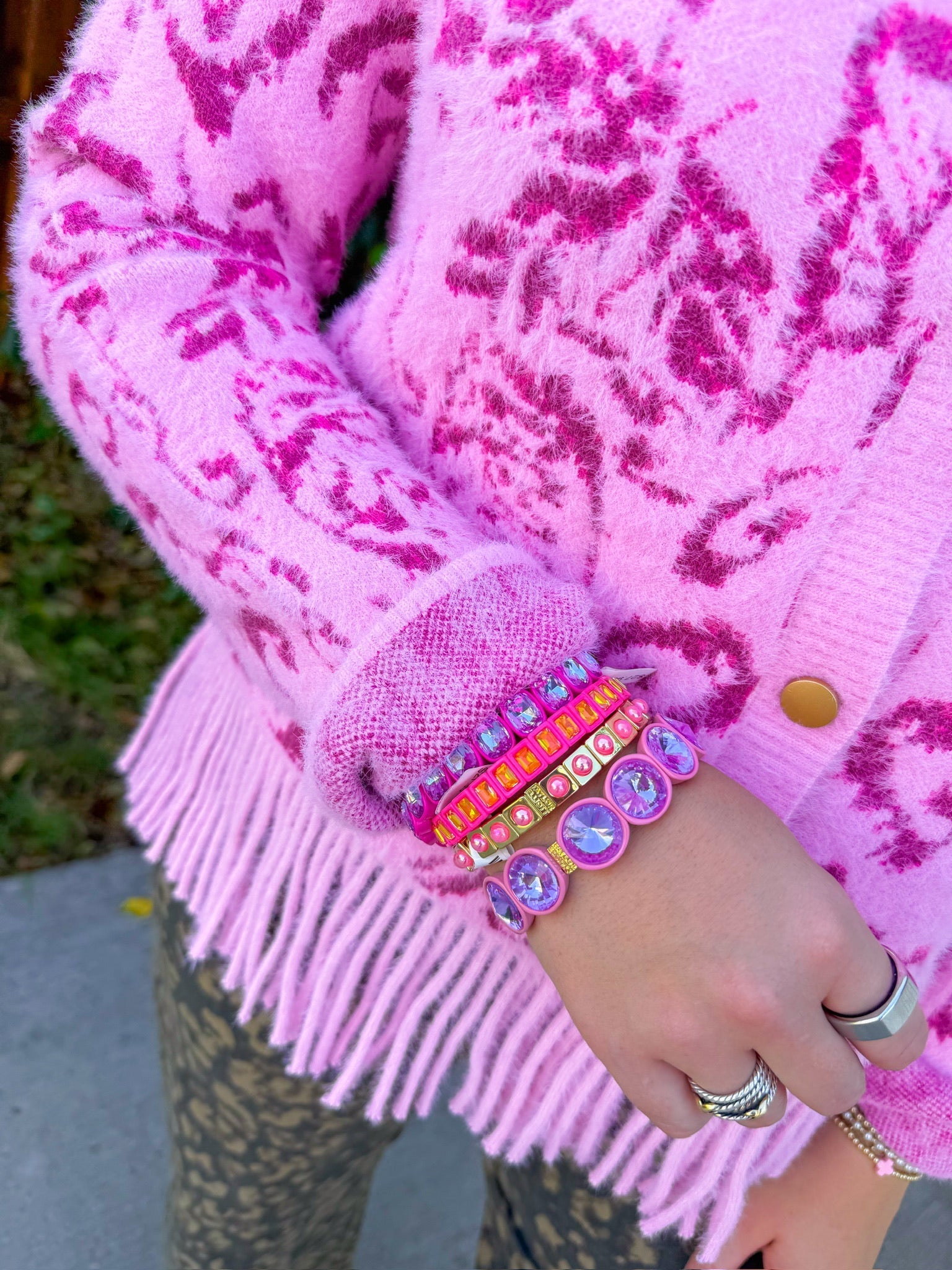 Take The Chance Cardigan - Pink