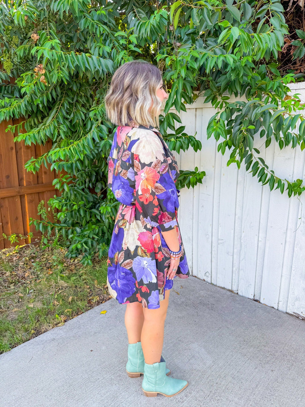 Best Bloom Mini Dress - Midnight