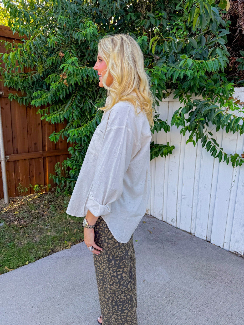 Shine Bright Top - Cream