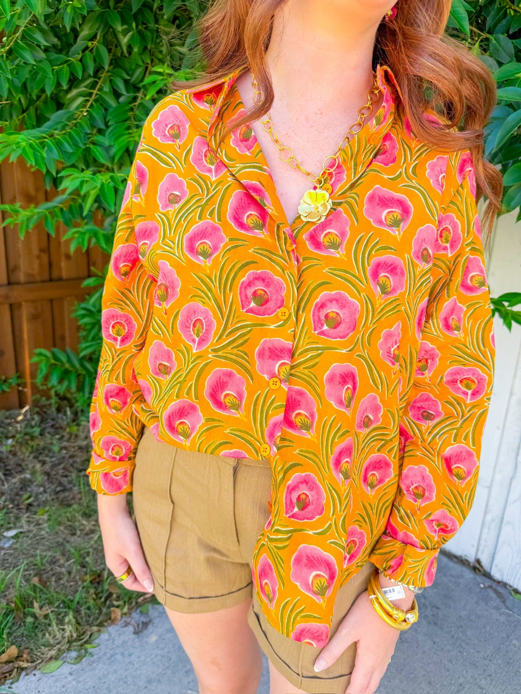 Sunshine Vibes Top - Mustard