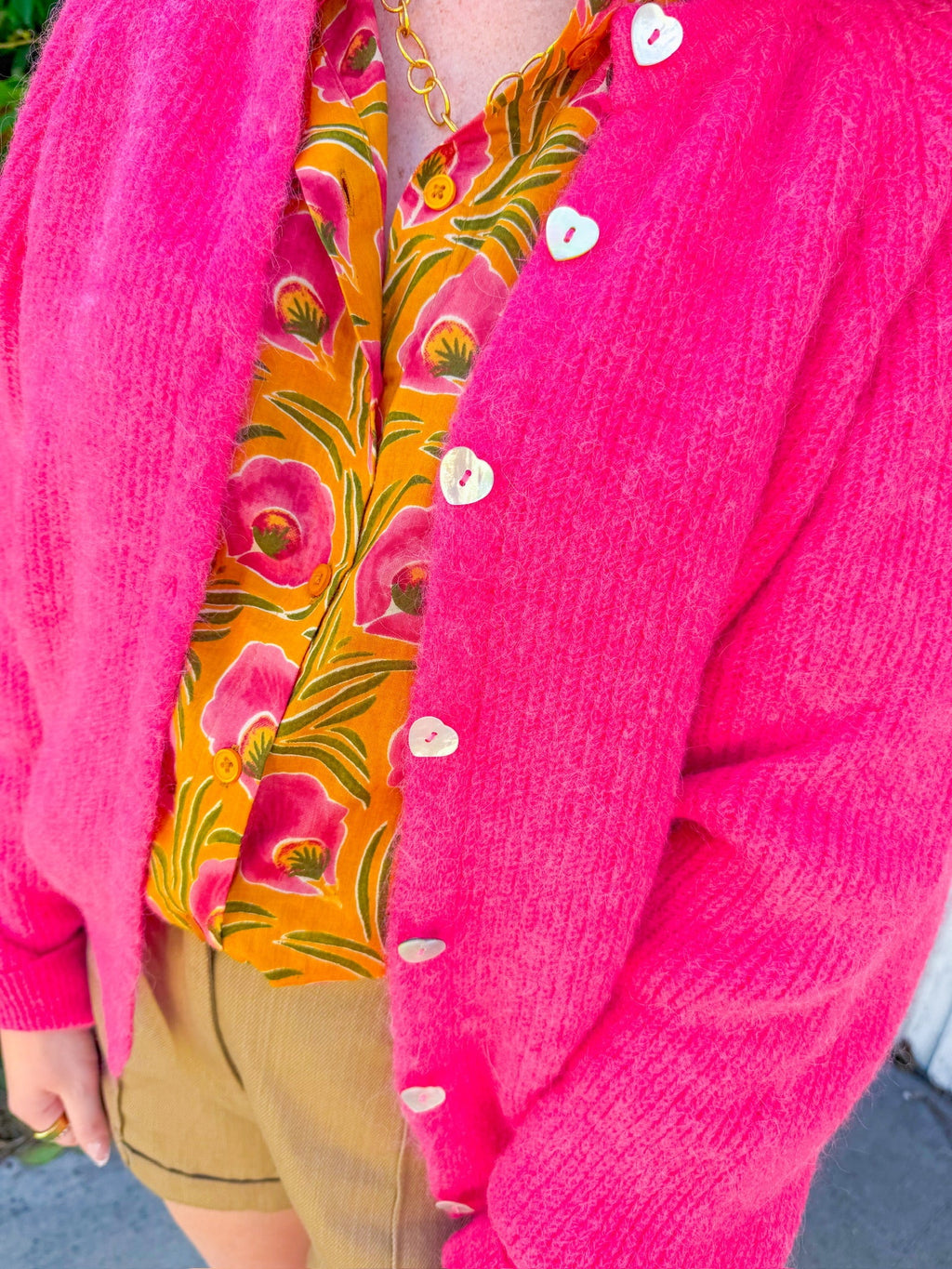 Cárdigan Sweet Darling - Coral