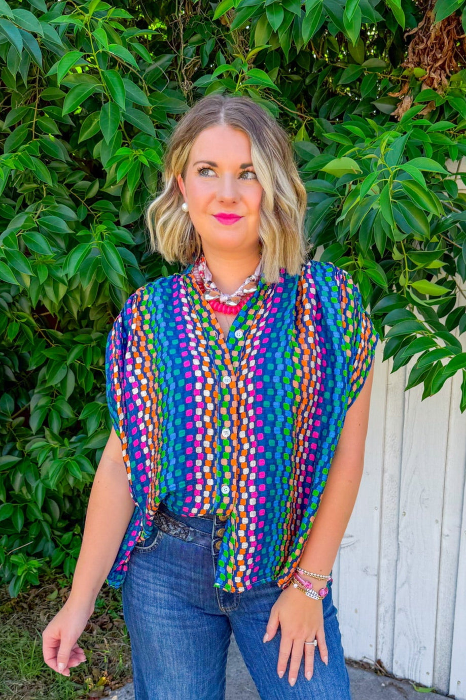 Shimmy Shimmy Top - Multi