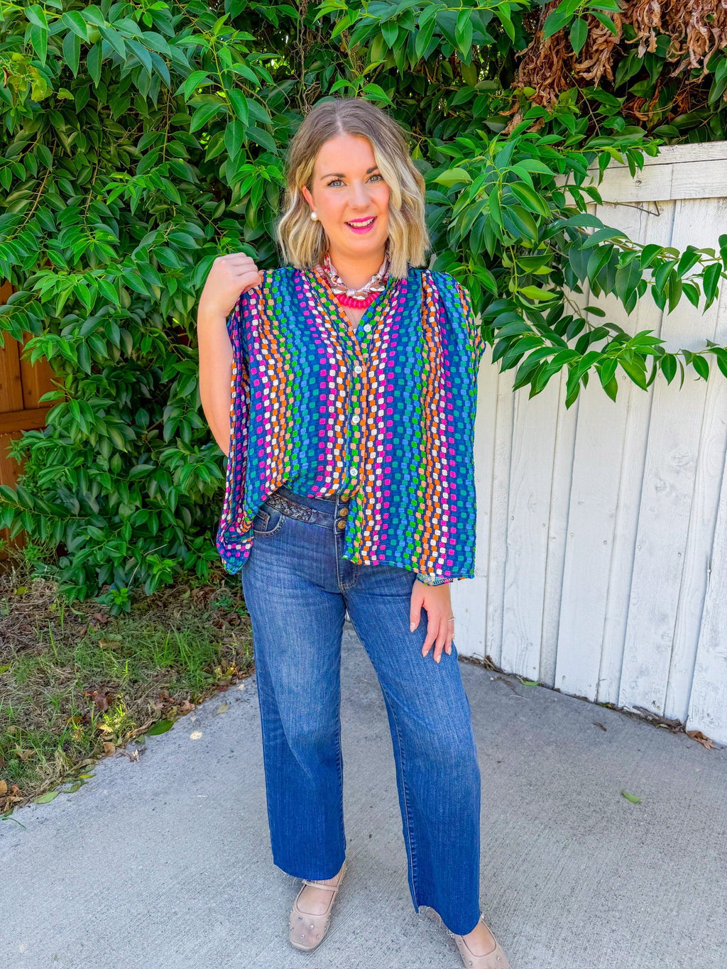 Shimmy Shimmy Top - Multi