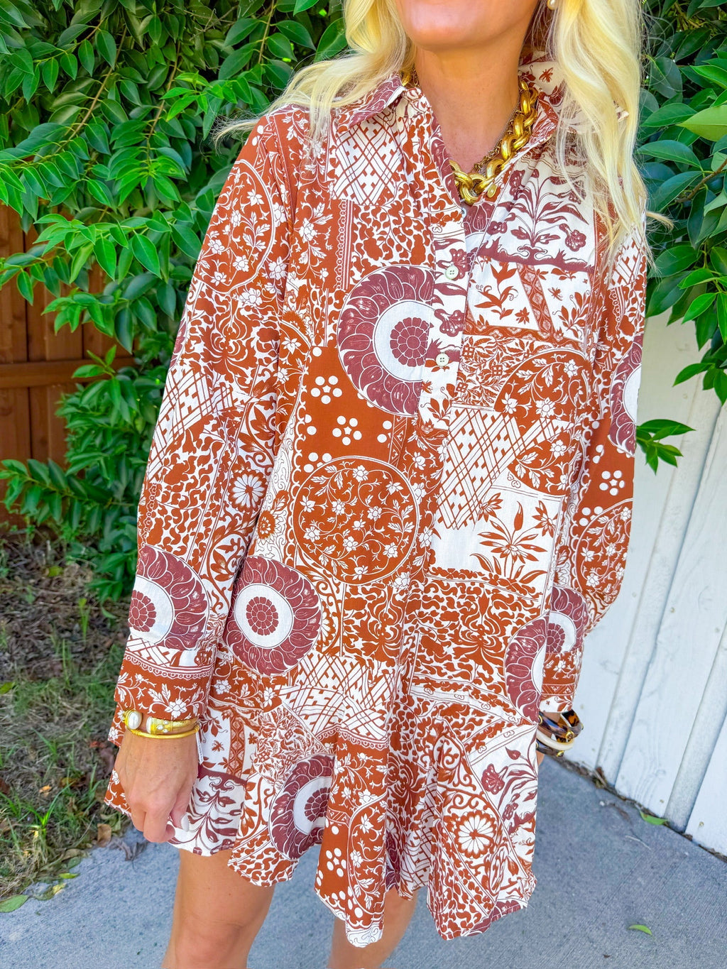 Swing Dancing Mini Dress - Camel