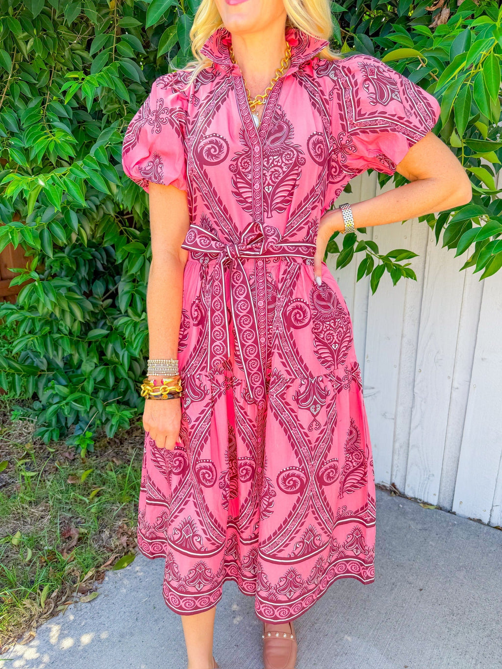 Vestido Della Midi - Salmón