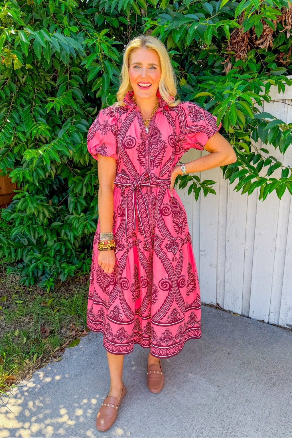 Vestido Della Midi - Salmón