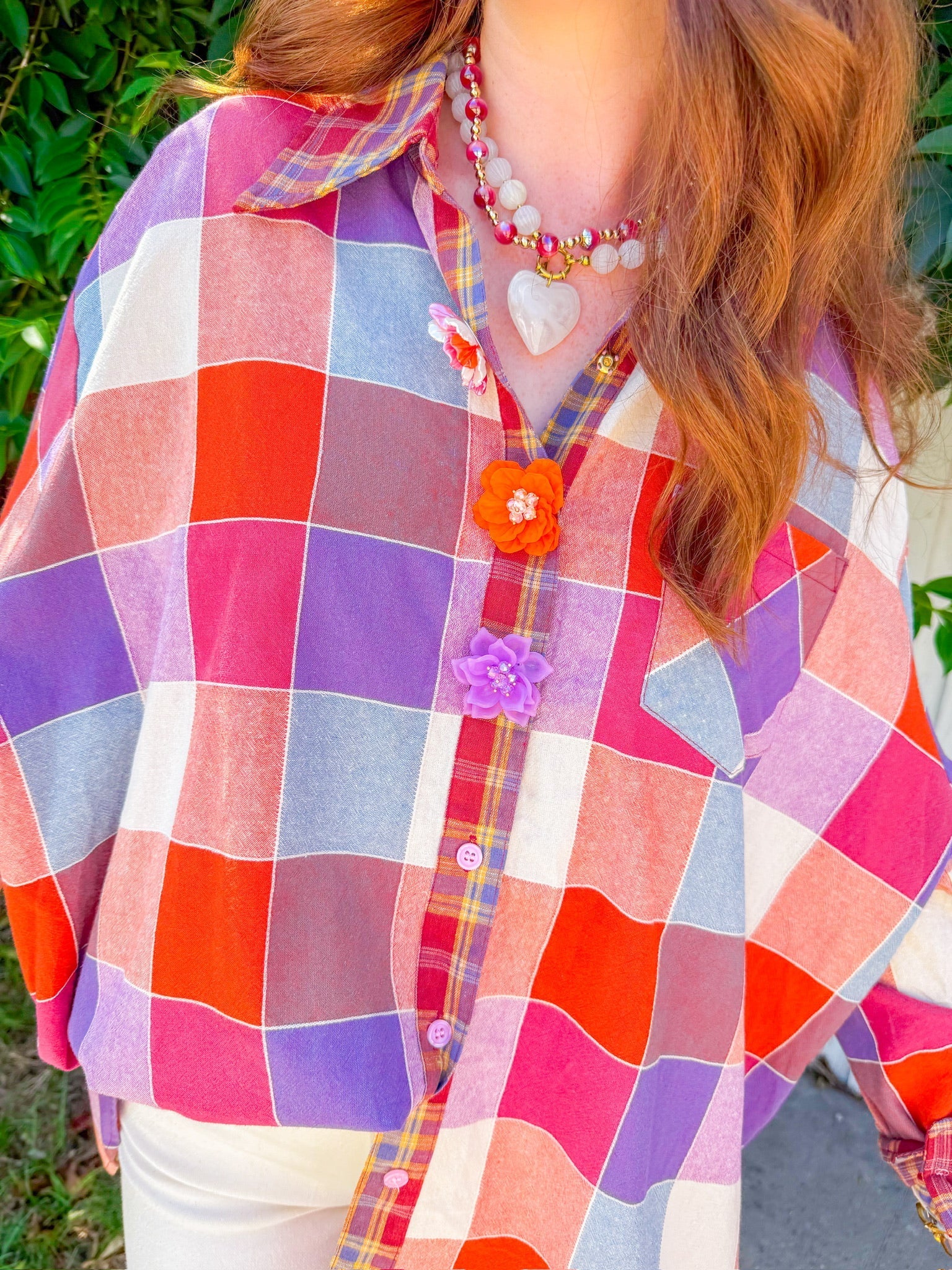 Tailgate Fun Top - Orange/Purple