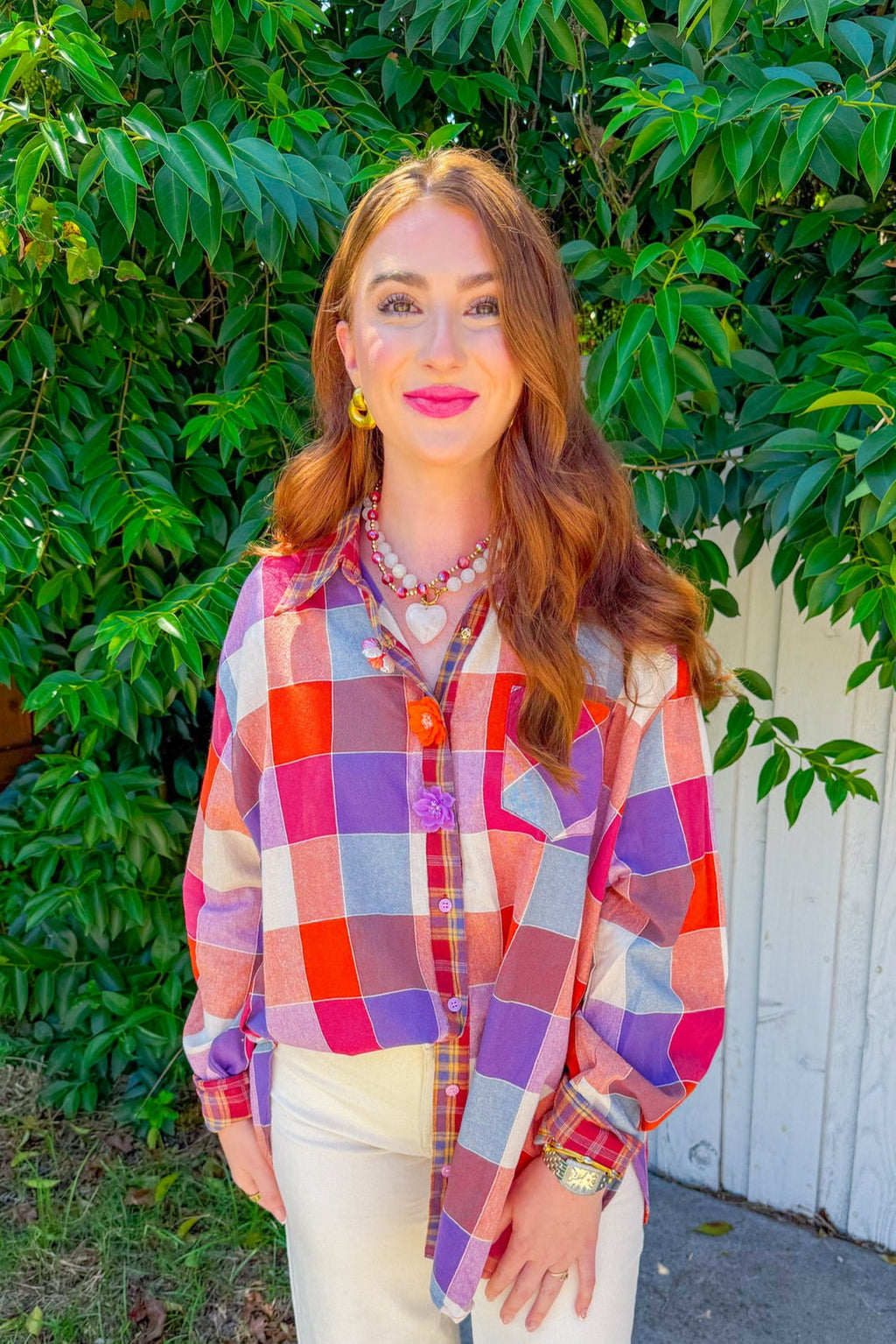 Top divertido para portón trasero - Naranja/Morado