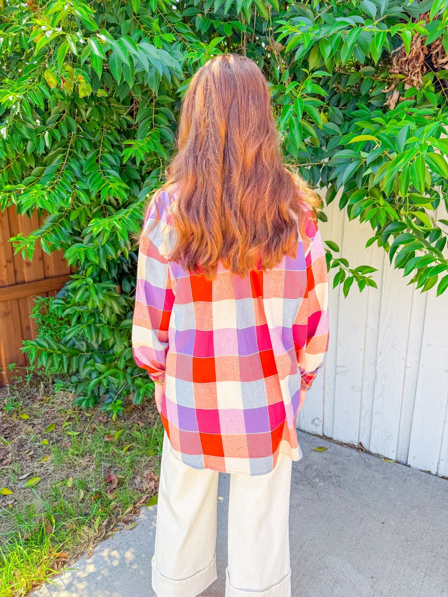 Top divertido para portón trasero - Naranja/Morado