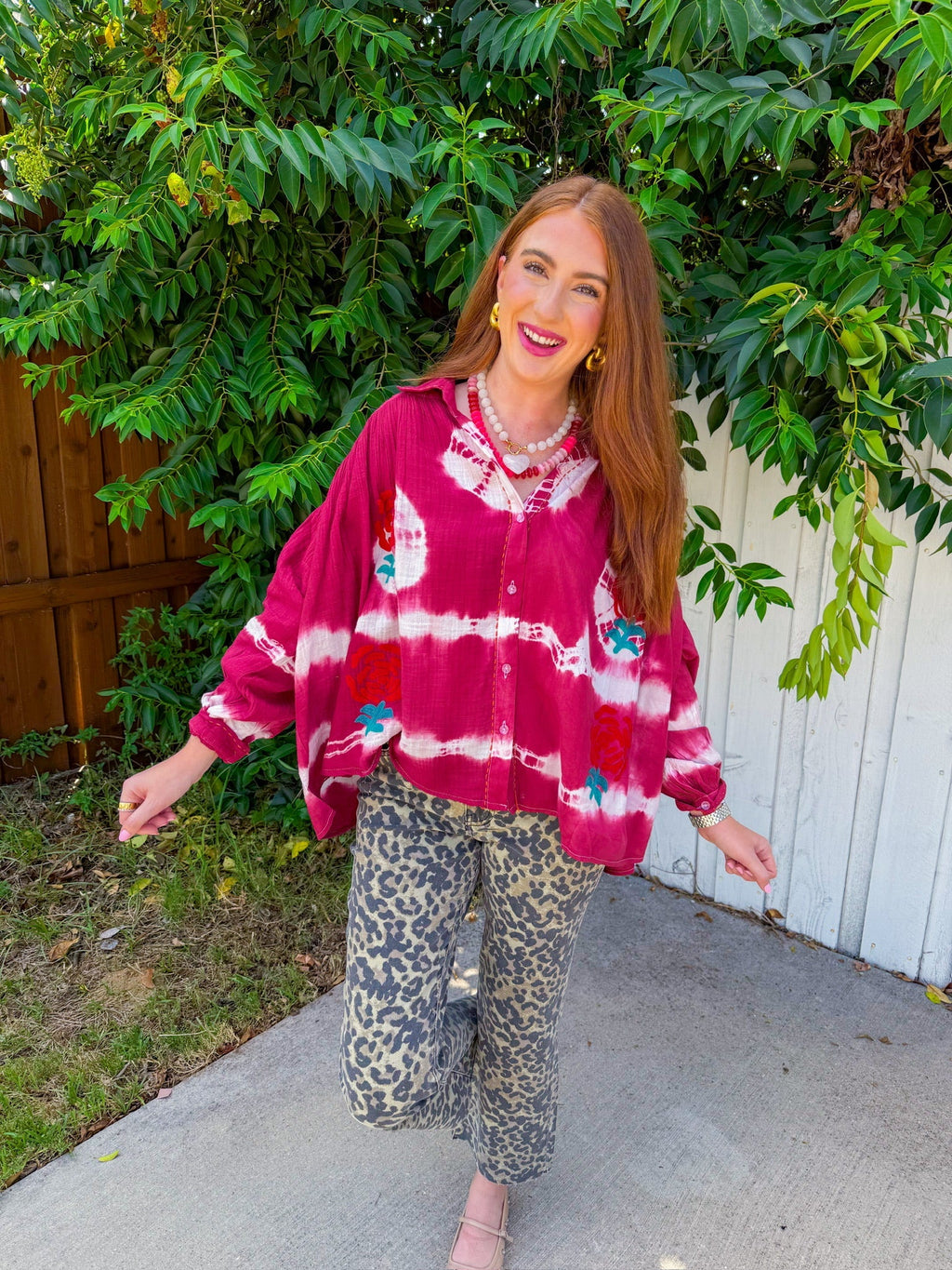 Kiss and Tell Top - Maroon