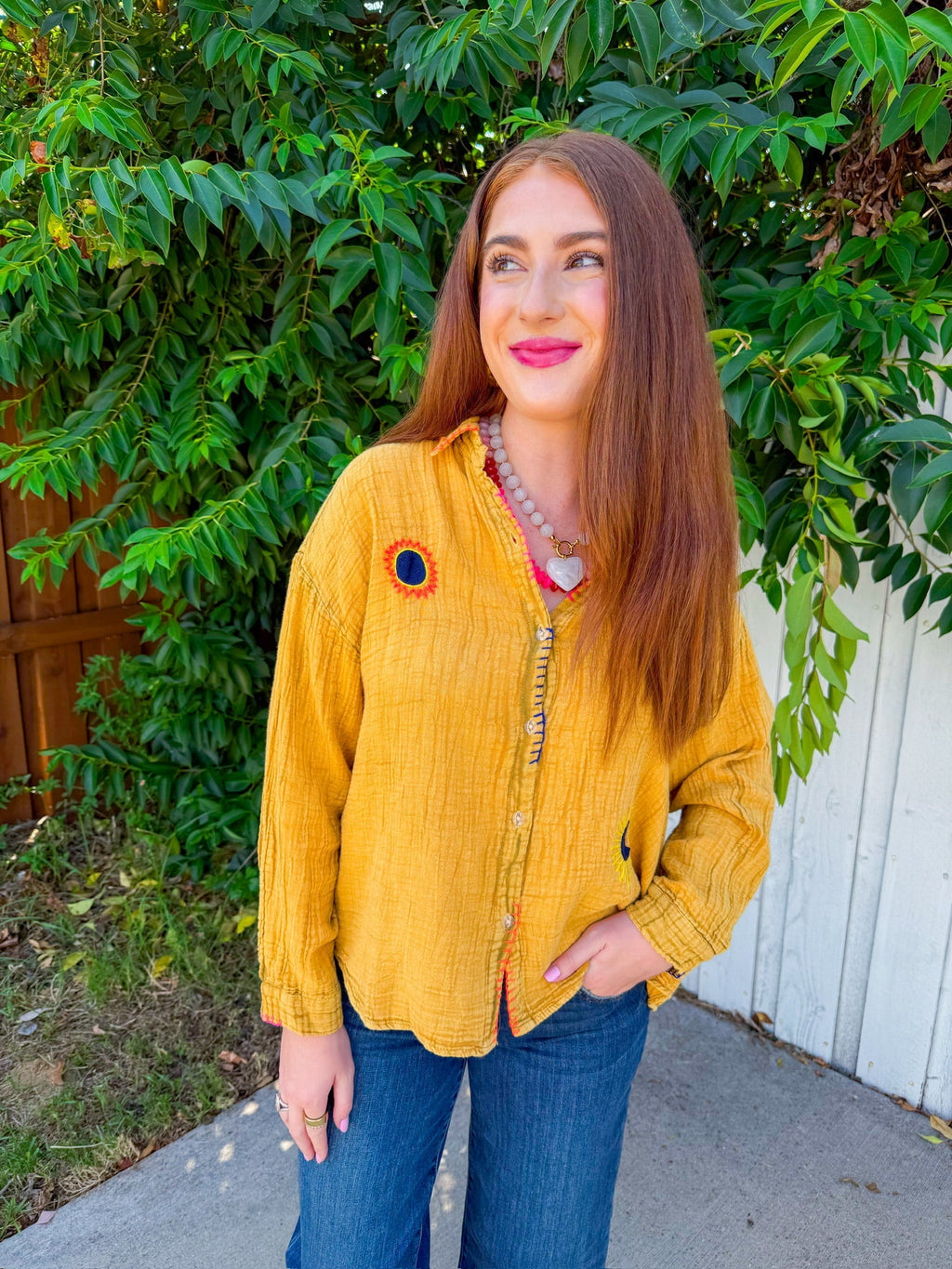 Main Character Top - Mustard