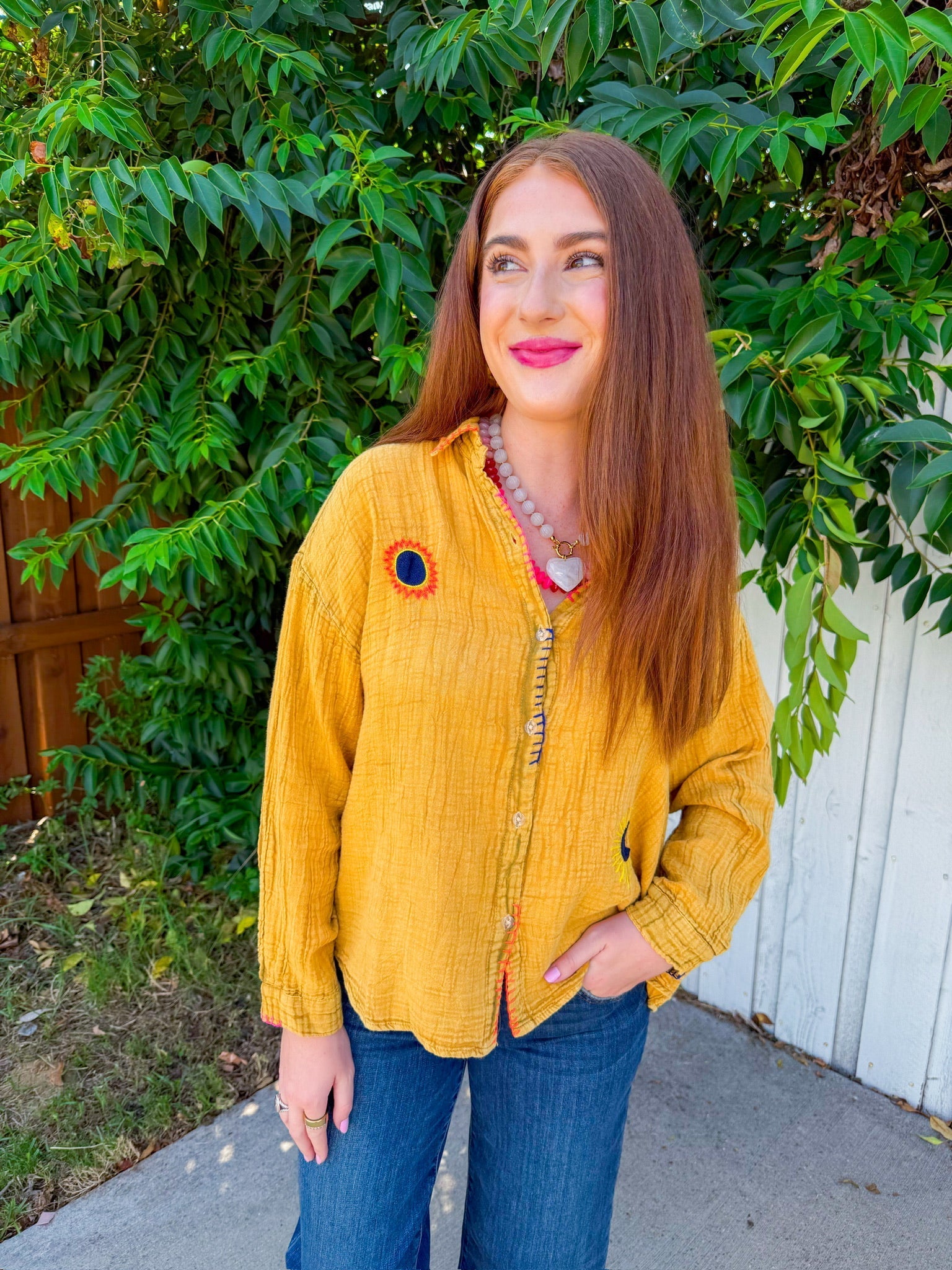 Main Character Top - Mustard