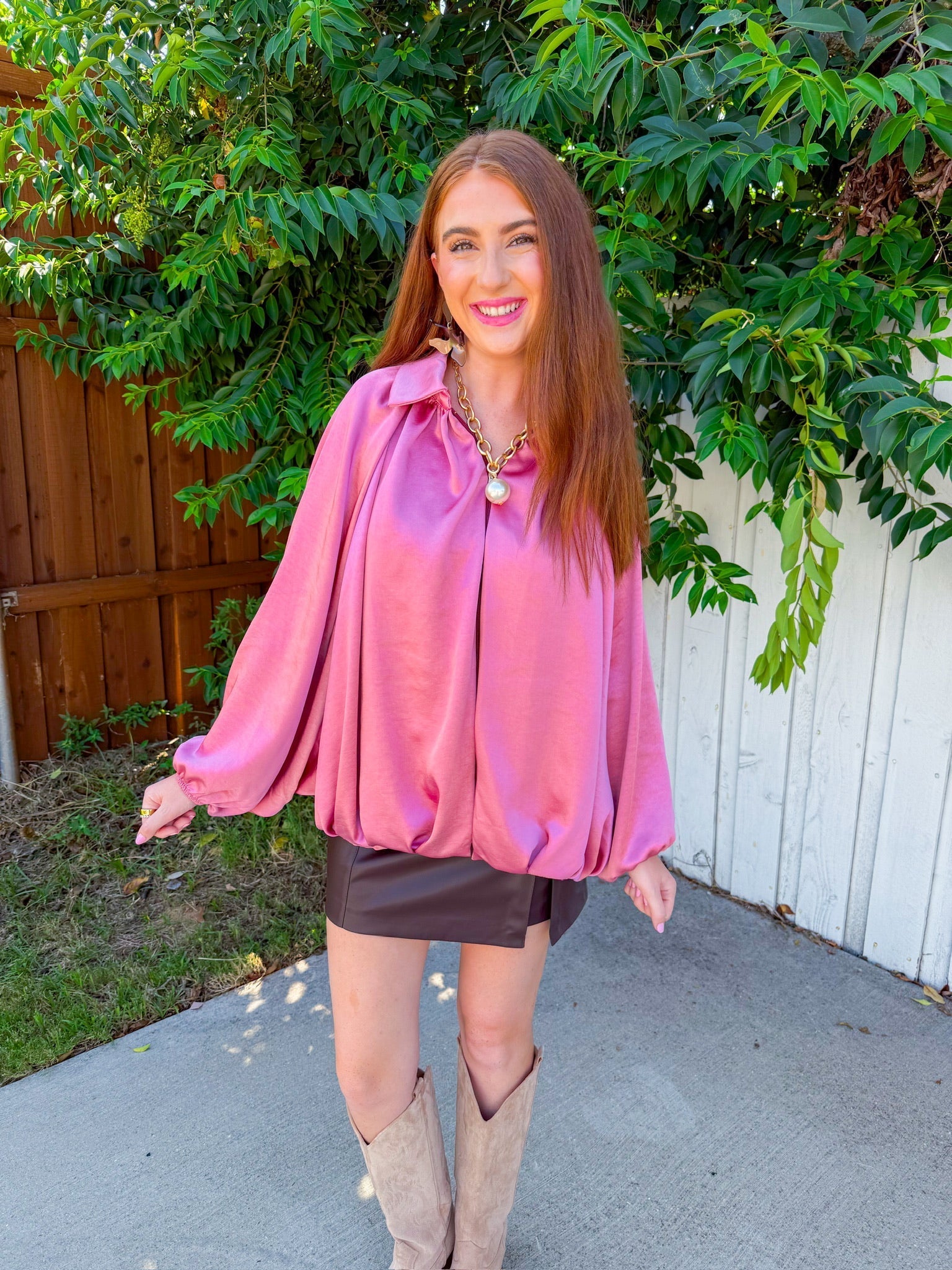 Drama Queen Top - Mauve