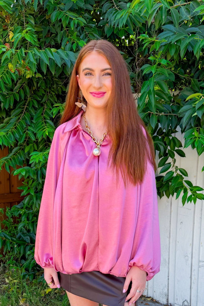 Drama Queen Top - Mauve