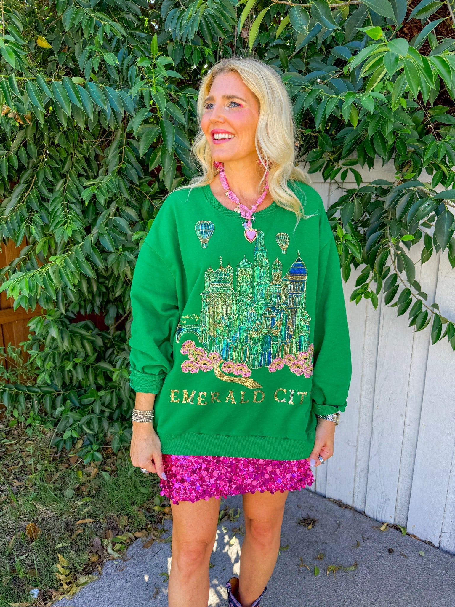Licensed Emerald City Sweatshirt - Green