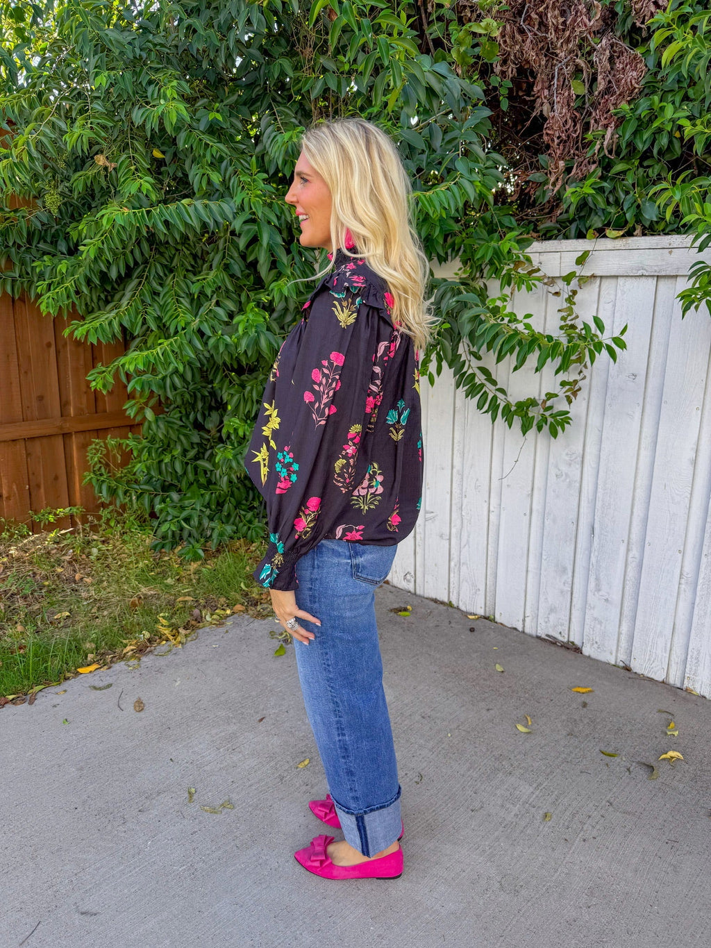 Citron Standout Top - Negro