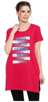 Paquete combinado de 2 blusas largas Fasha para mujer 